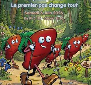 Illustration Marche solidaire - UN PAS À LA FOIS, LE PREMIER PAS CHANGE TOUT