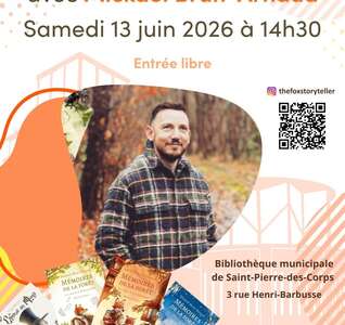 Illustration Rencontre-dédicace avec Mickaël Brun-Arnaud à la bib