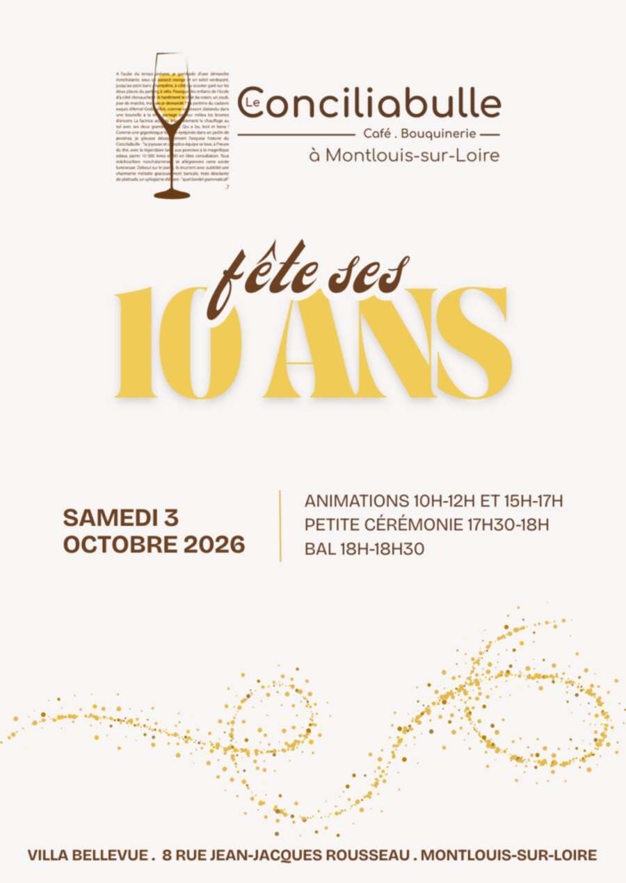Photo de l'événement Le Conciliabulle fête ses 10 ans ! à Le Conciliabulle à proximité de la médiathèque