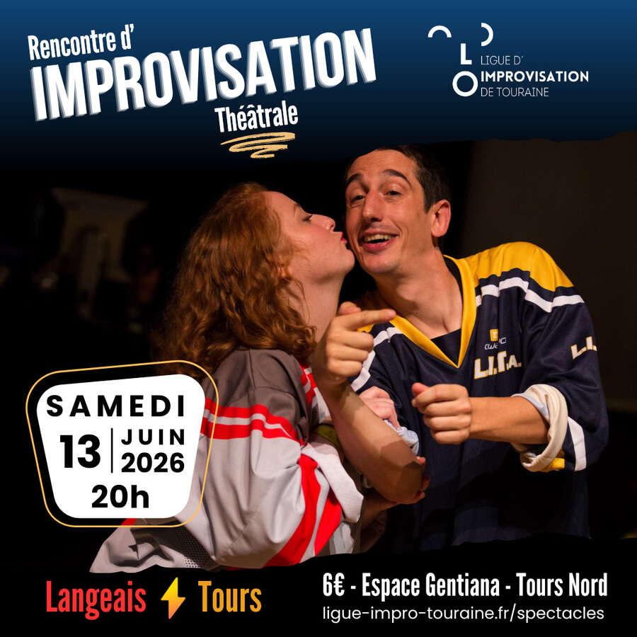 Photo de l'événement Rencontre d’improvisation théâtrale LITa vs LILA (Langeais/Tours) à Espace Gentiana, Tours Nord