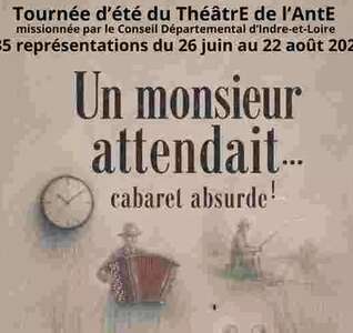 Illustration Un Monsieur attendait… Cabaret absurde !