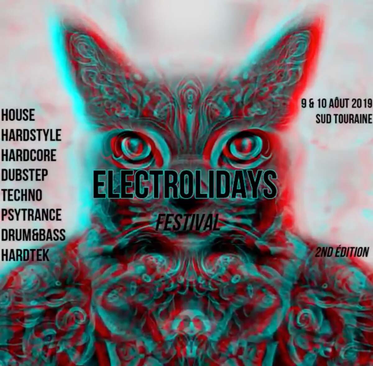 Photo de l'événement Electrolidays Festival - 9/10 août 2019 à Le Grand Pressigny