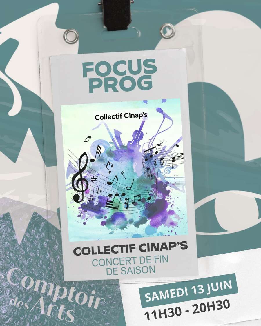 Photo de l'événement Collectif CINAP’S - Concert de fin de saison à Comptoir des Arts