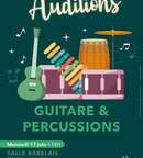 Illustration Auditions - Guitare & percussions