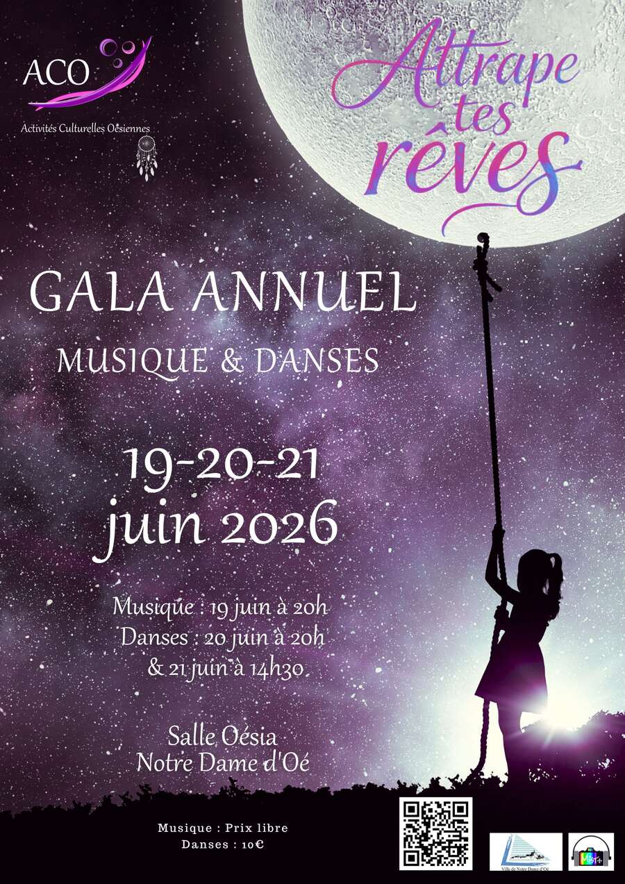 Photo de l'événement 𝐆𝐀𝐋𝐀 𝐀𝐍𝐍𝐔𝐄𝐋 𝐝𝐞𝐬 𝐀𝐂𝐎 𝟐𝟎𝟐𝟔 - 𝐒𝐩𝐞𝐜𝐭𝐚𝐜𝐥𝐞𝐬 𝐦𝐮𝐬𝐢𝐪𝐮𝐞 𝐞𝐭 𝐃𝐚𝐧𝐬𝐞𝐬 - "𝐀𝐭𝐭𝐫𝐚𝐩𝐞 𝐭𝐞𝐬 𝐫𝐞̂𝐯𝐞𝐬" à Complexe culturel Oésia