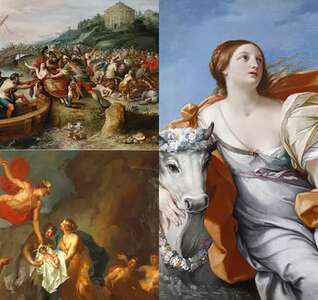 Illustration Des Collégiens et des Œuvres. Iconographies Mythologiques
