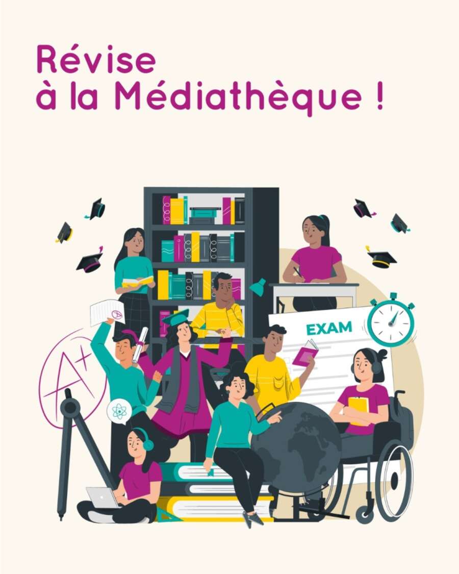 Photo de l'événement Révise à la Médiathèque – 3e uniquement à Médiathèque