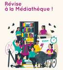 Illustration Révise à la Médiathèque – 3e uniquement