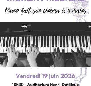Illustration Moment musical "Piano fait son cinéma à 4 mains"