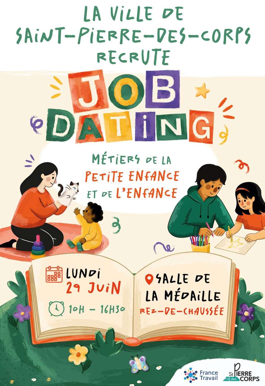 Photo de l'événement La ville recrute : Job dating des métiers de la petite enfance et de l'enfance à Salle de la Médaille