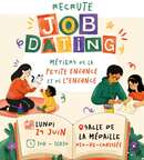 Illustration La ville recrute : Job dating des métiers de la petite enfance et de l'enfance