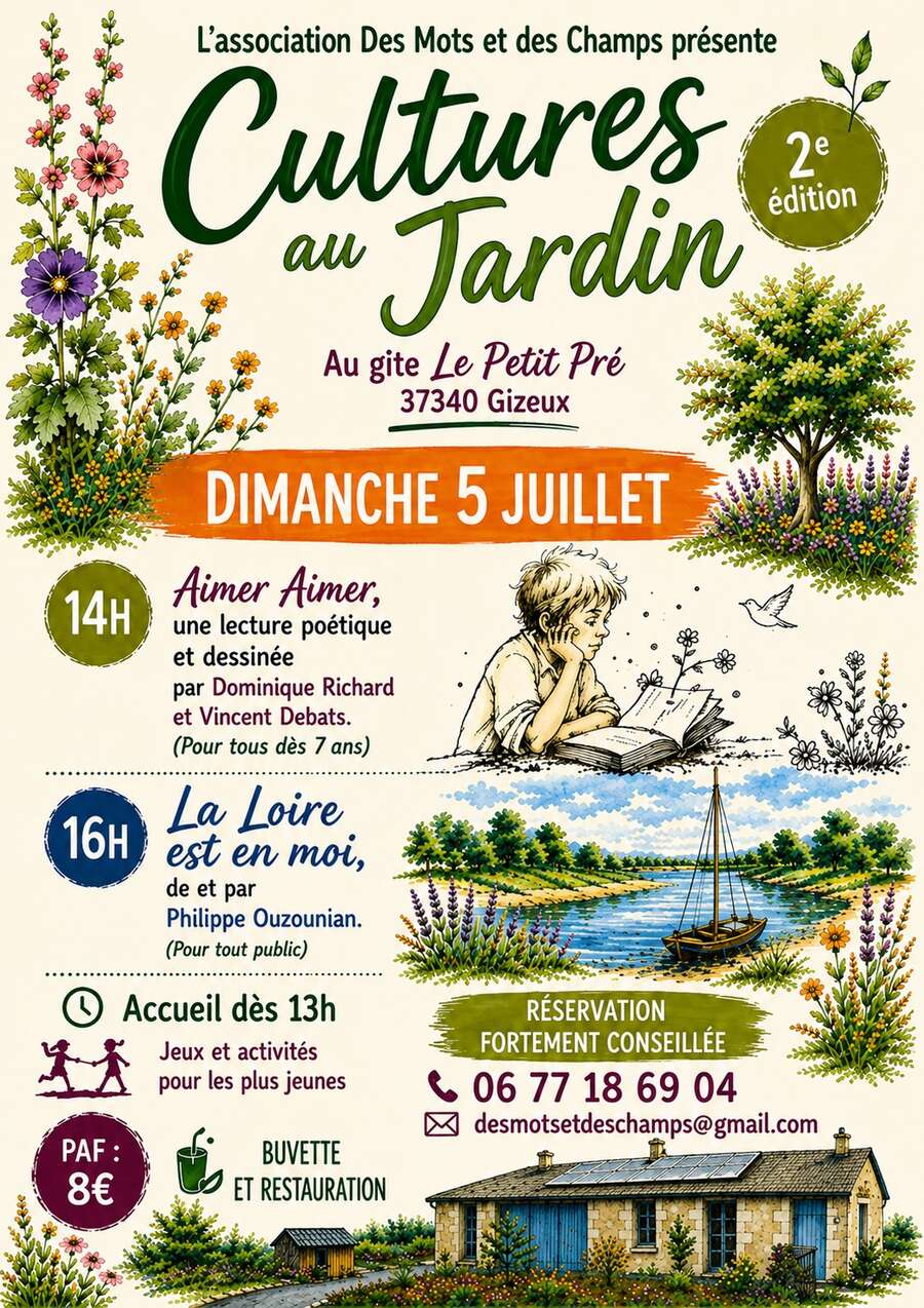 Photo de l'événement Cultures au Jardin, à Gîte Le Petit Pré,