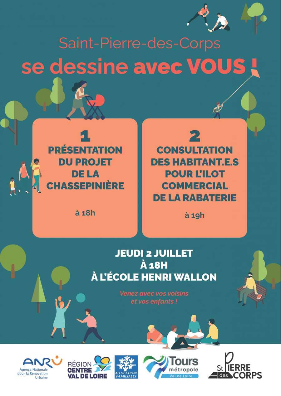Photo de l'événement Transformation de la Rabaterie : 2 temps d'échanges à École Henri-Wallon (salle polyvalente)