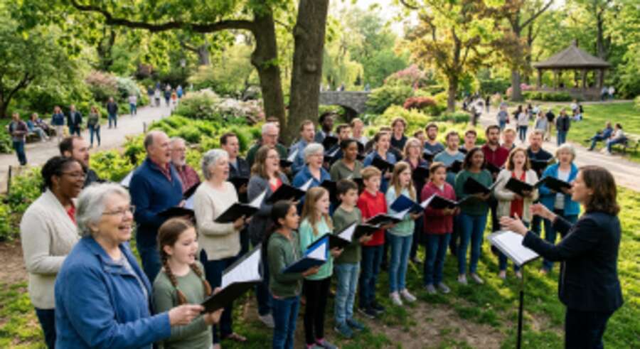 Photo de l'événement Concert de chant en plein air à Parc du Carré vert