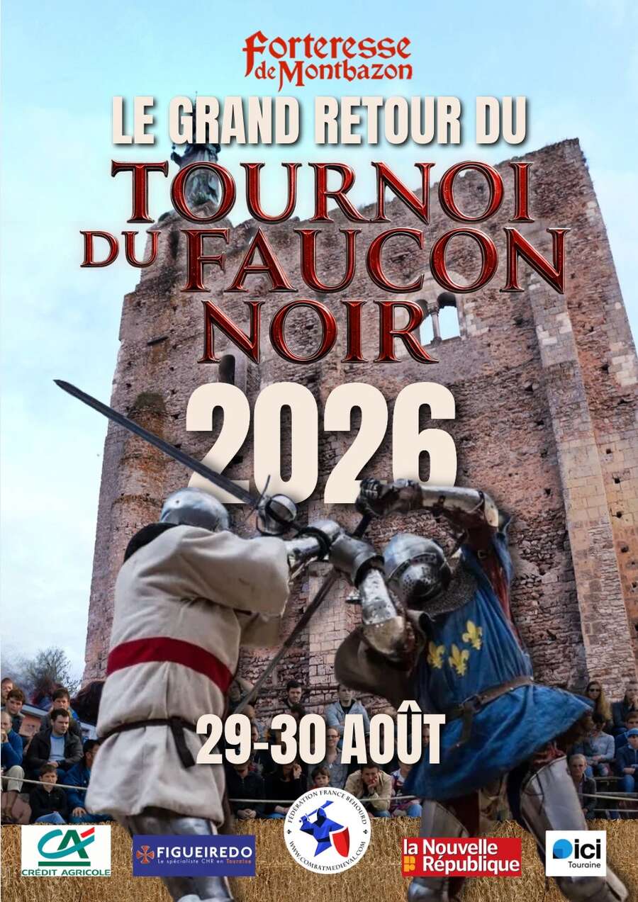 Photo de l'événement LE GRAND RETOUR DU TOURNOI DU FAUCON NOIR  à Forteresse de Montbazon