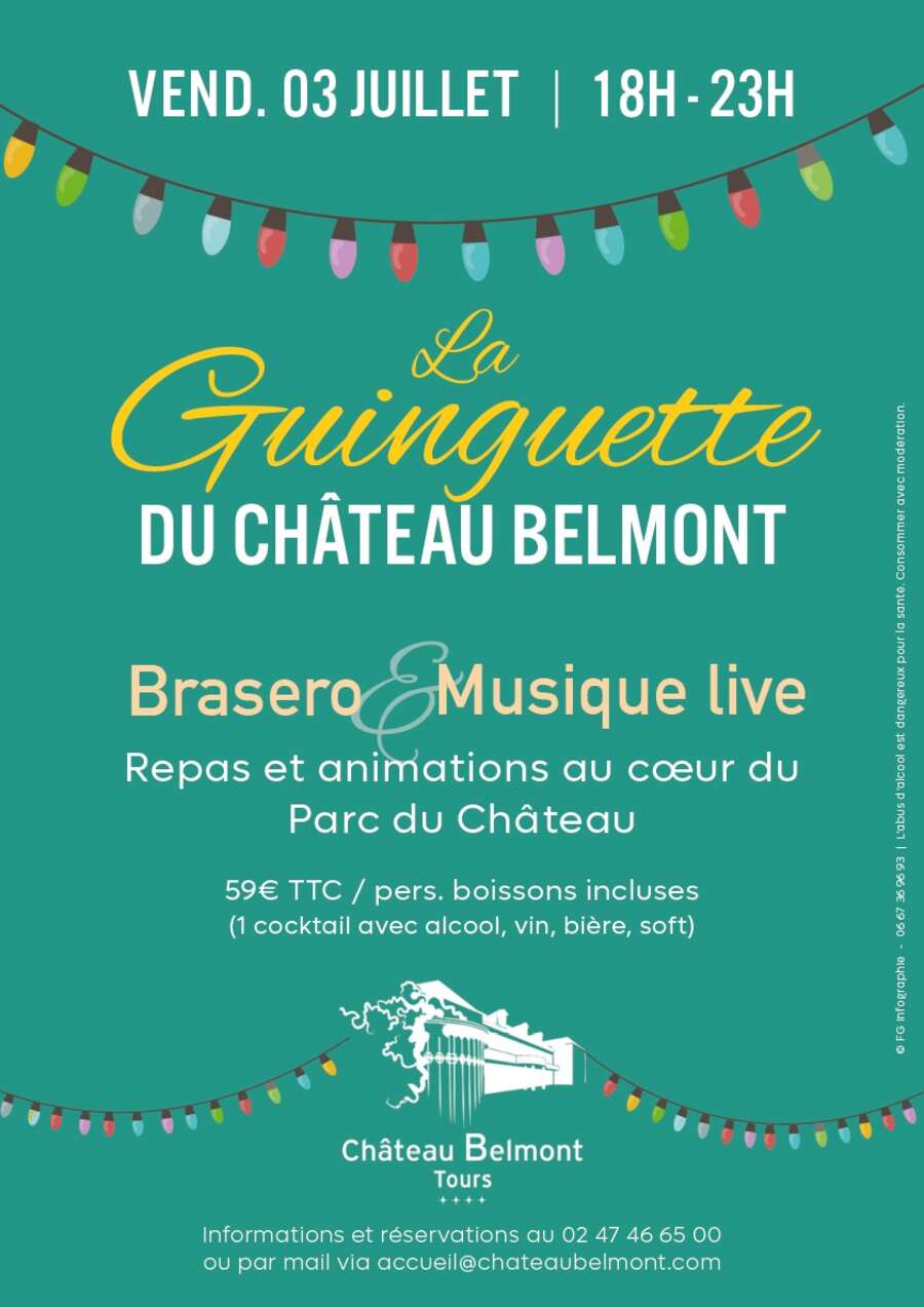 Photo de l'événement La Guinguette du Château Belmont à Château Belmont Tours