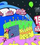Illustration LES 15 ANS DU TEMPS MACHINE ! LA JUNGLE + ZINÉE + MARABOUTAGE + RUBIN STEINER + LES DOOBIZ