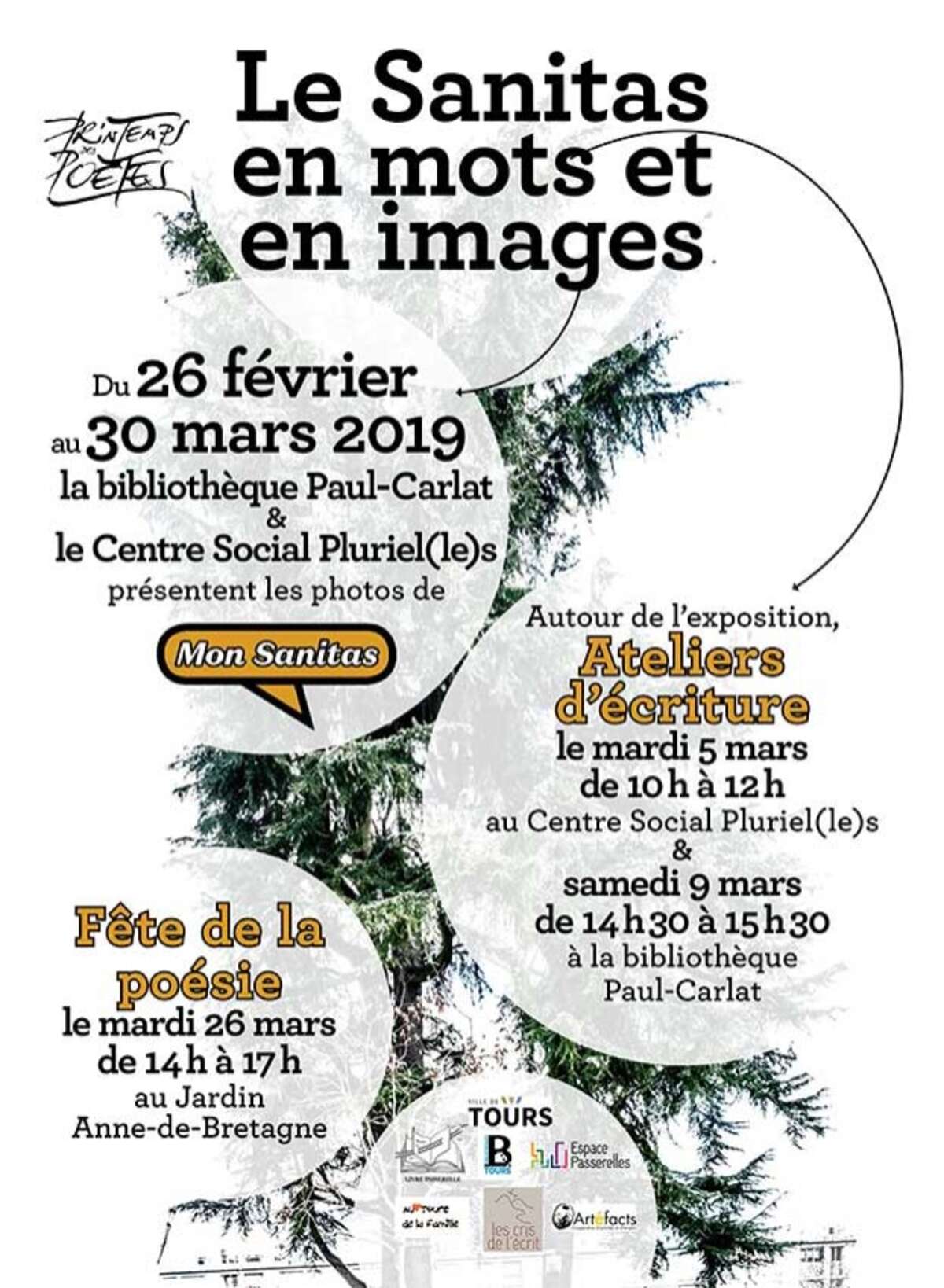 Photo de l'événement Fête de la poésie à Jardin Anne de Bretagne