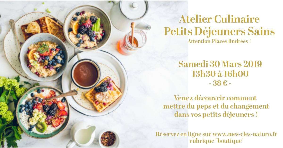 Photo de l'événement Atelier Culinaire Petits Déjeuners Sains à Mes Clés Naturo