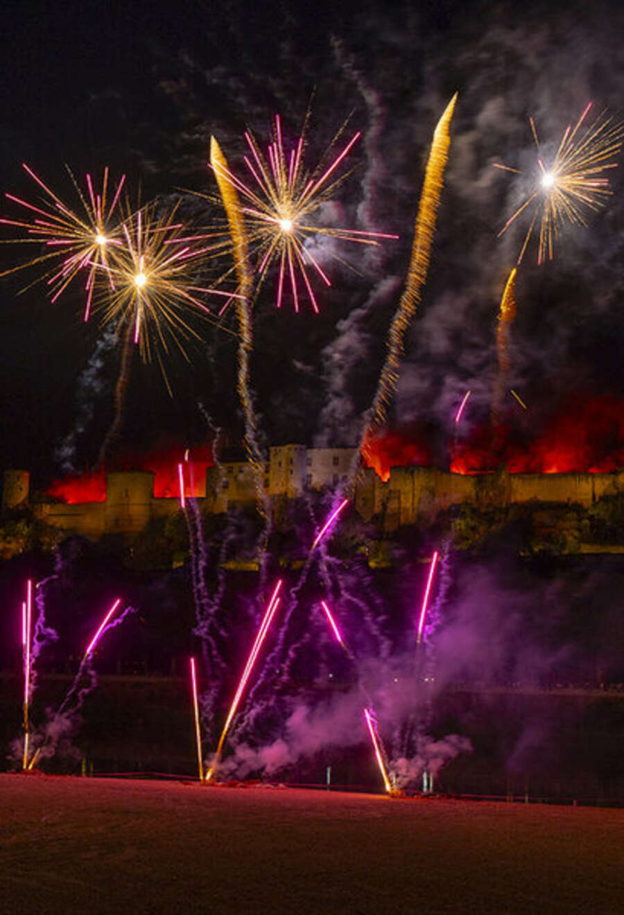 Photo de l'événement Feu d'artifice à Plage du camping, Quai Danton