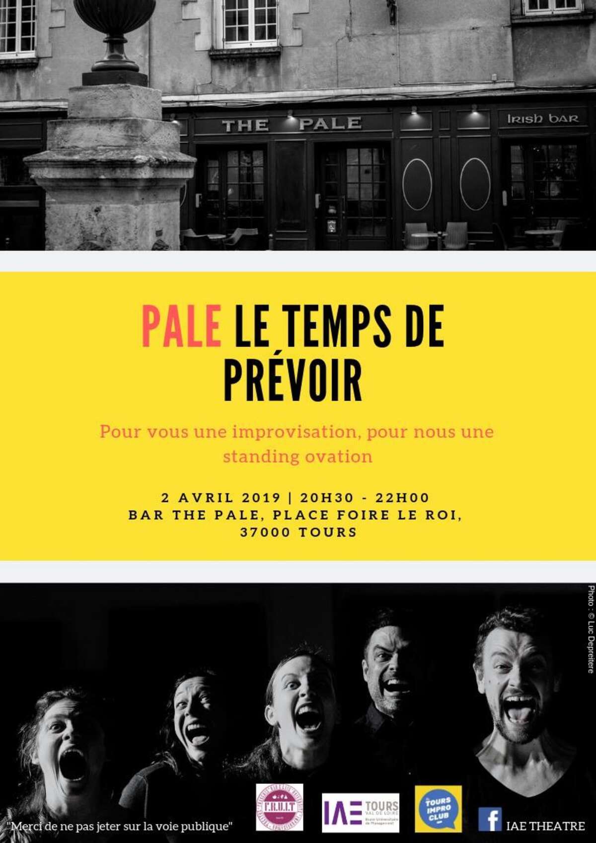 Photo de l'événement Pale le temps de prévoir à The Pale Tours France