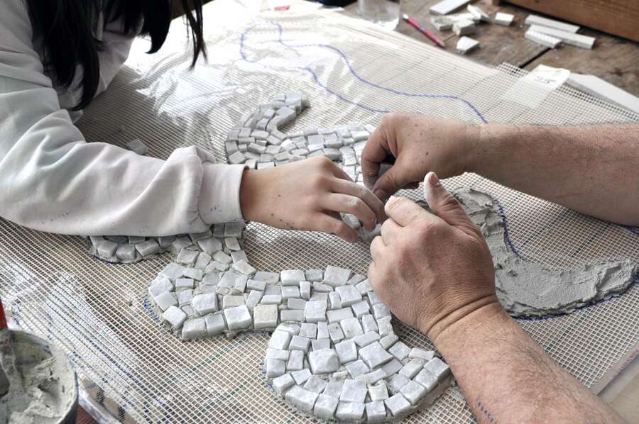 Photo de l'événement Ateliers mosaïque "Les contours de la ville" à Ateliers de la Morinerie