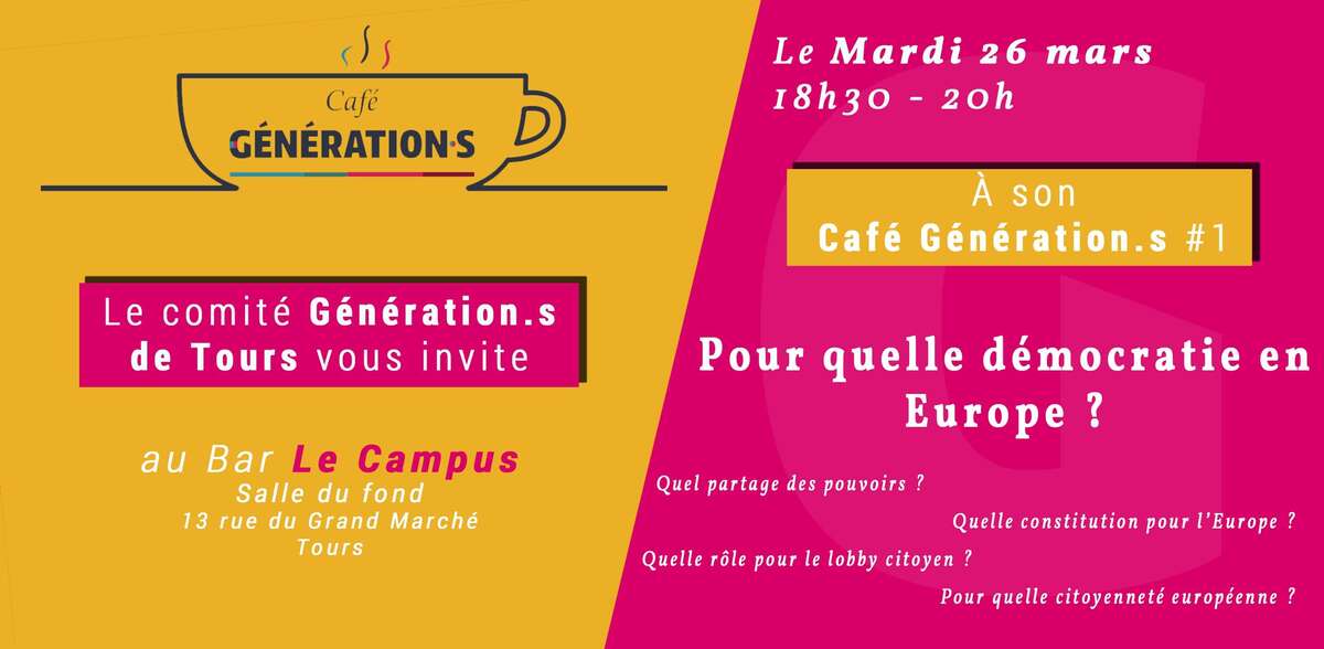 Illustration Café Génération.s #1 : Quelle démocratie pour l'Europe ?
