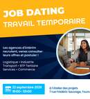 Illustration Job Dating - Travail temporaire