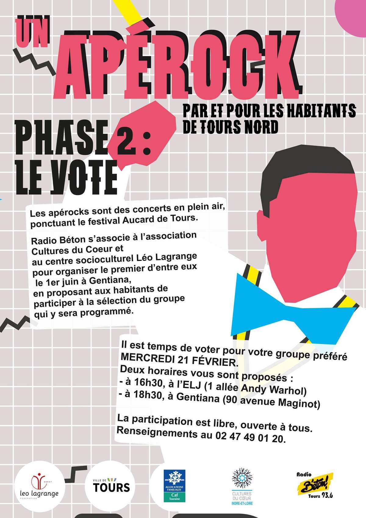 Photo de l'événement Projet Apérock phase 2 : le vote ! à Centre Socioculturel Léo Lagrange Gentiana