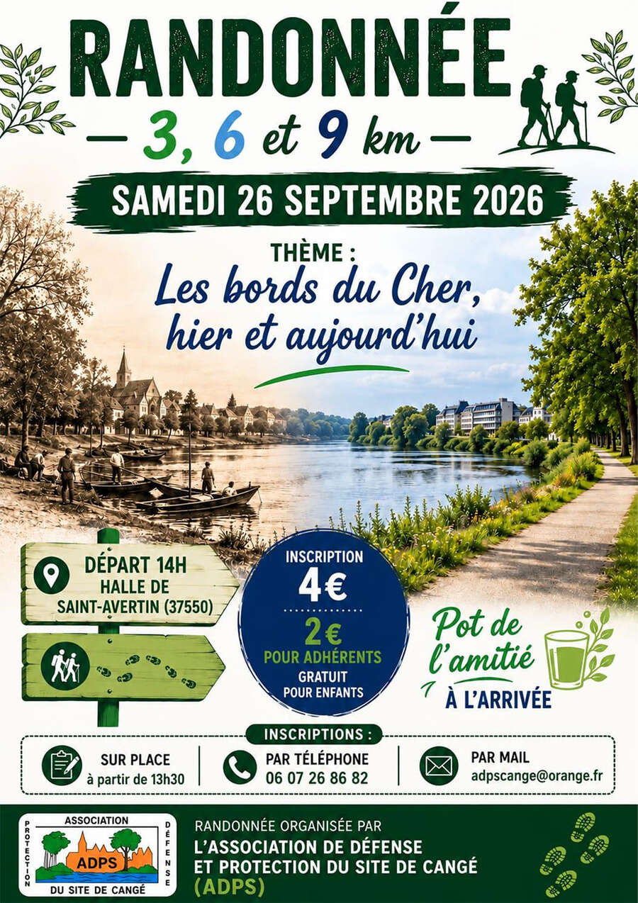 Photo de l'événement Randonnée sur les bords du Cher à Halle de Saint-Avertin