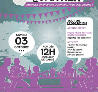 Illustration Fête de quartier à Cangé
