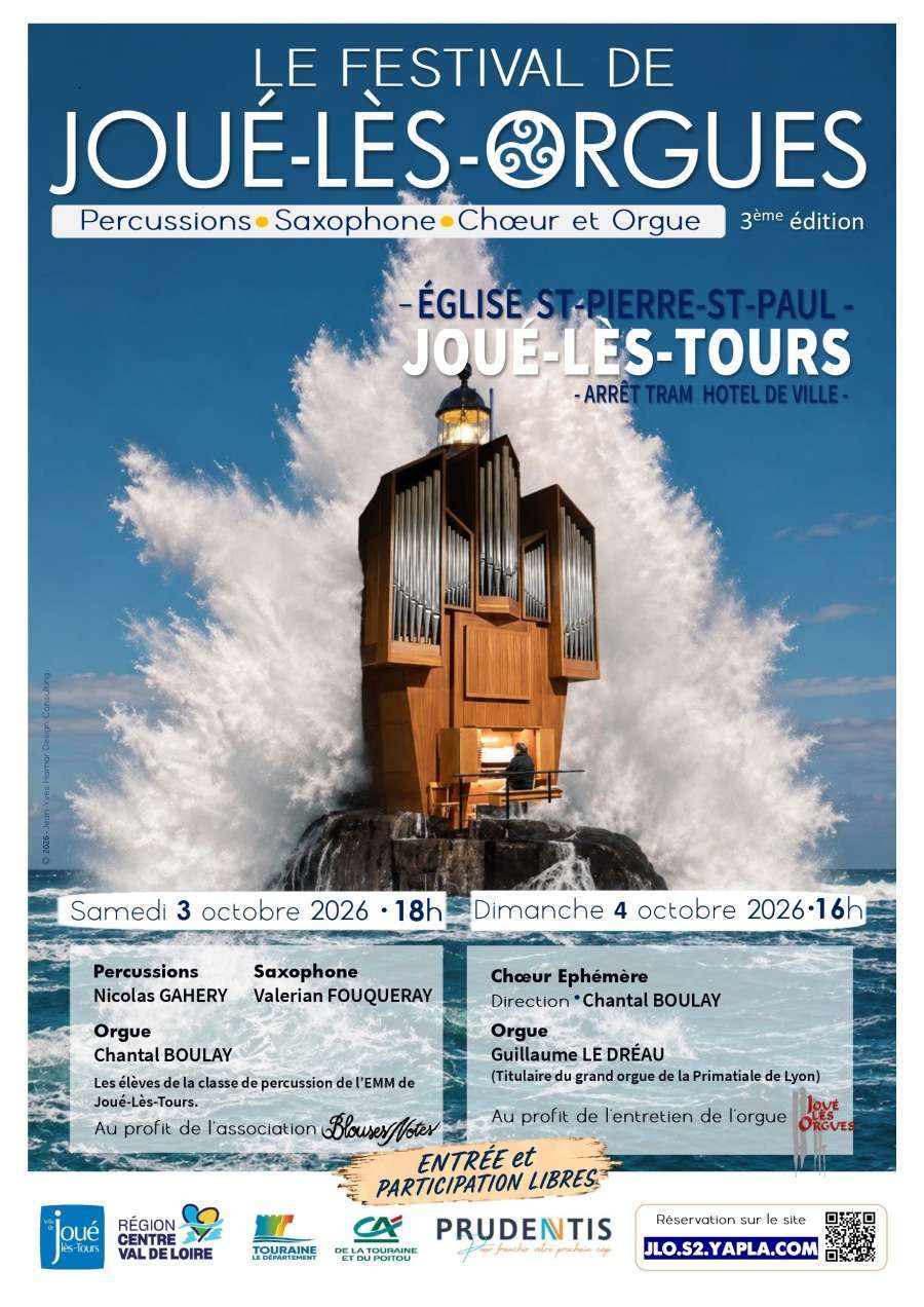 Photo de l'événement Festival Joué-lès-Orgues 2026 à Église Saint-Pierre Saint-Paul