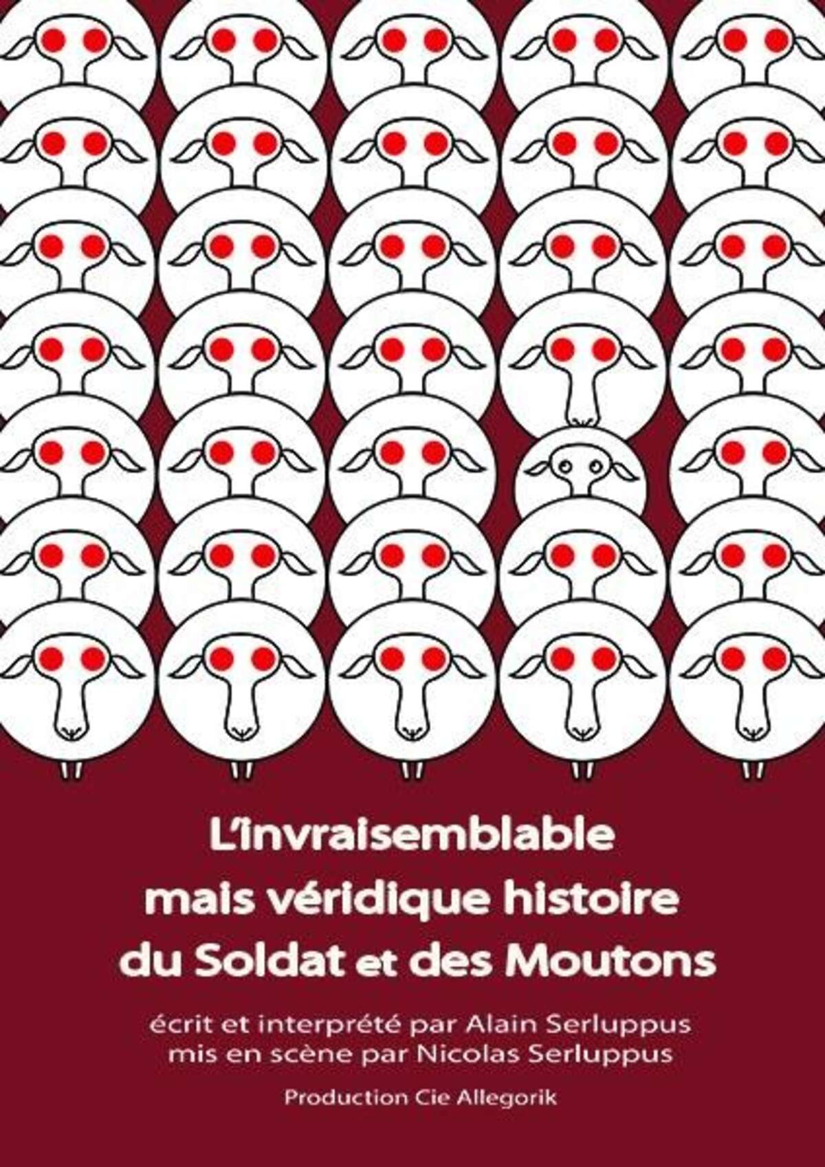 Photo de l'événement Compagnie Allegorik - « L’invraisemblable mais véridique histoire du soldat et des moutons » à Salle des Fêtes de Chemillé-sur-Dême