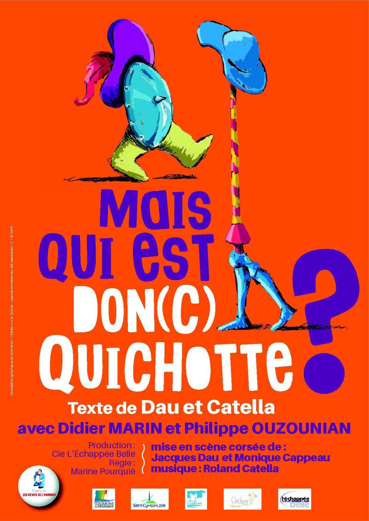 Photo de l'événement Compagnie L’Echappée Belle - « Mais qui est Don(c) Quichotte » à Salle des fêtes de Sonzay