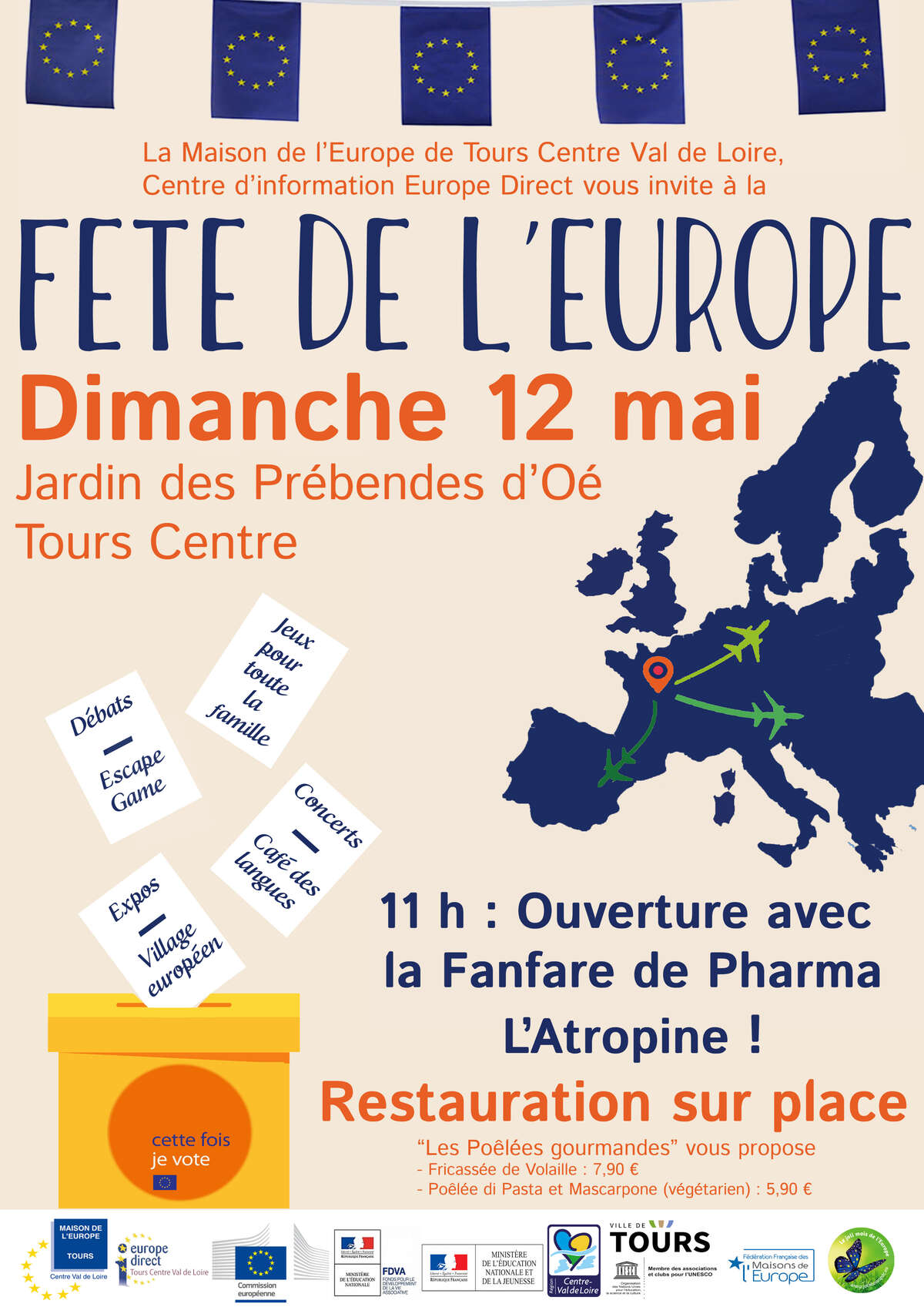 Photo de l'événement La Fête de l'Europe à Jardin des Prébendes d'Oé