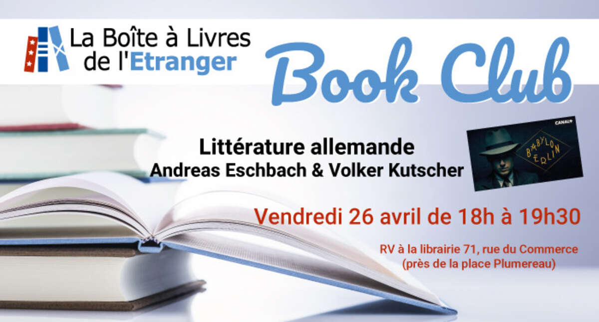 Photo de l'événement Buch Club à Librairie La Boîte à Livres de l'Etranger