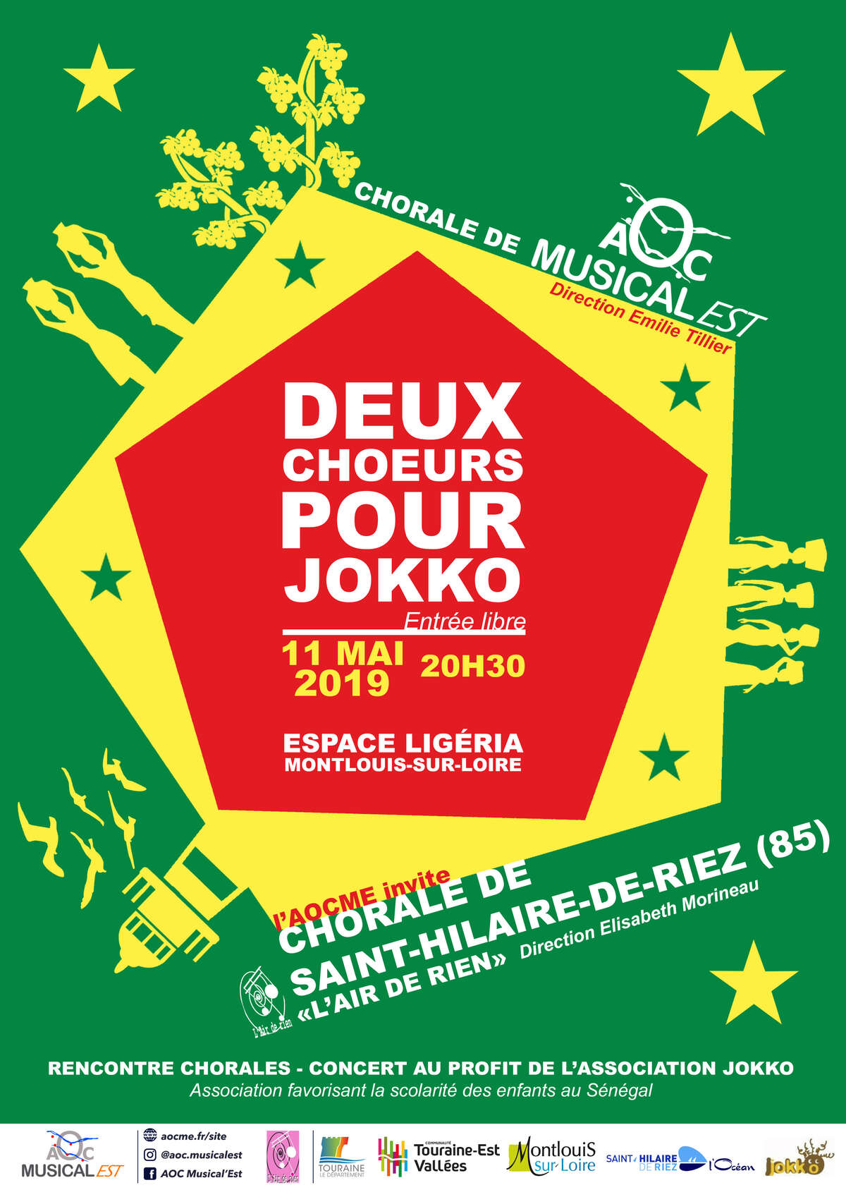 Photo de l'événement DEUX CHOEURS POUR JOKKO à Espace Ligéria