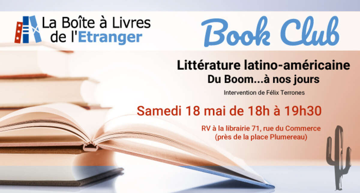 Photo de l'événement Book Club Latino-Américain à Librairie La Boîte à Livres de l'Etranger