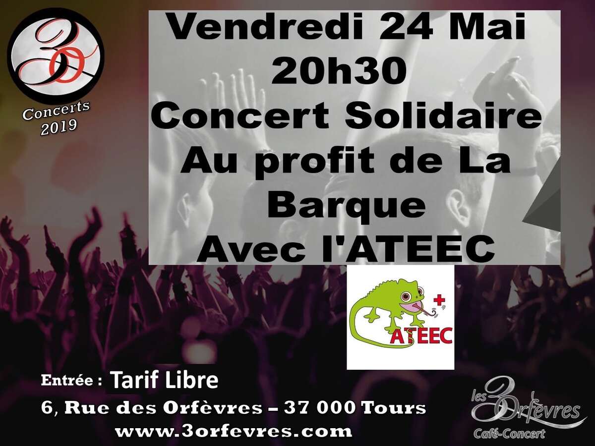 Photo de l'événement Concert solidaire pour La Barque à Les 3 Orfèvres