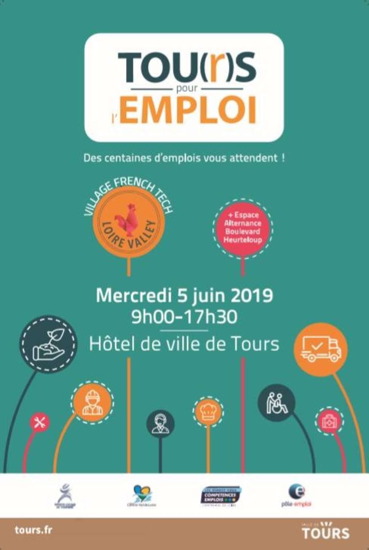 Illustration Forum Tours pour l'emploi