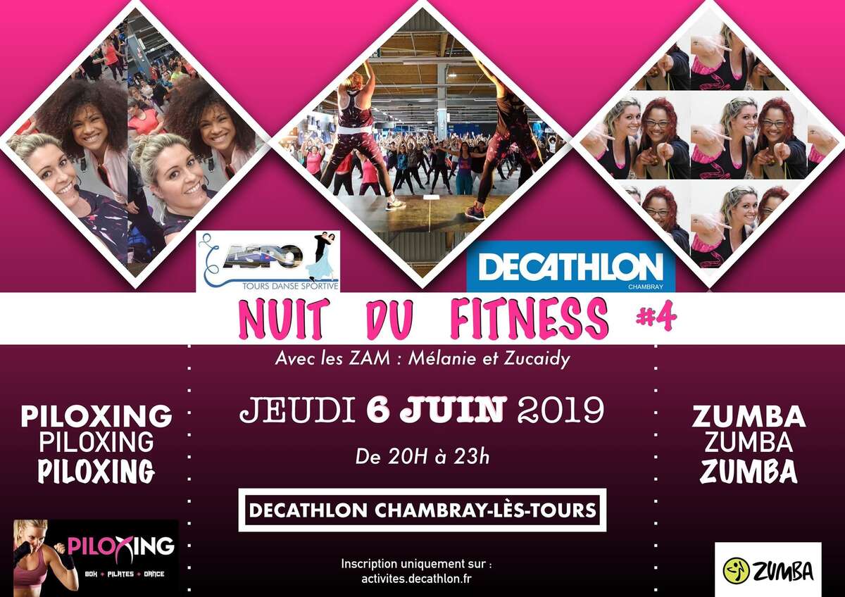 Photo de l'événement Nuit du fitness 4 à Decathlon Chambray Les Tours