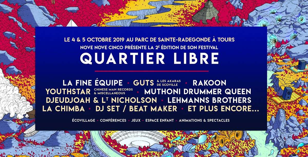 Photo de l'événement Quartier Libre Festival 2019 - 2ème édition à Parc De Ste Radegonde