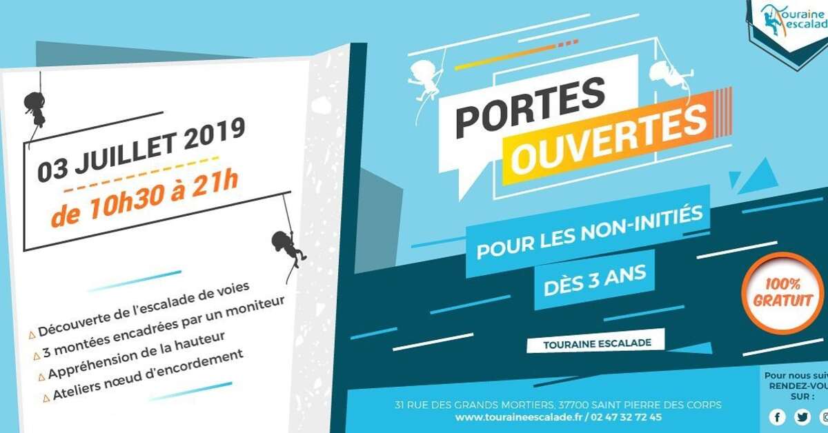 Photo de l'événement Portes Ouvertes à TOURAINE ESCALADE