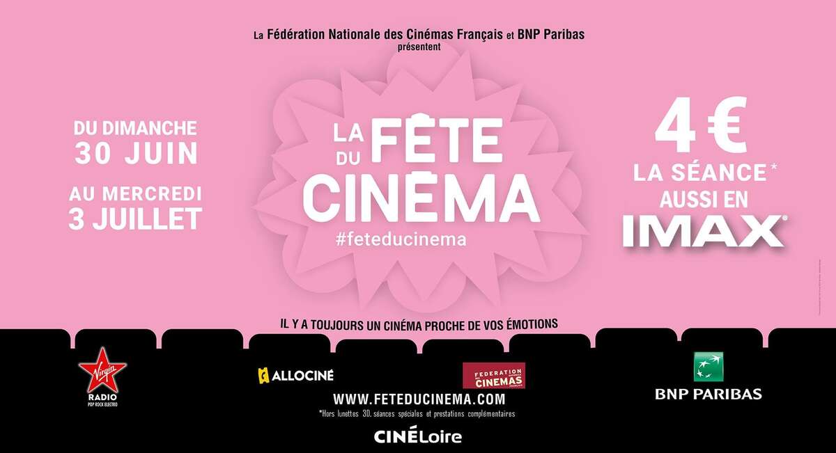 Photo de l'événement La Fête du Cinéma au CINELoire à Cinéloire Tours Nord