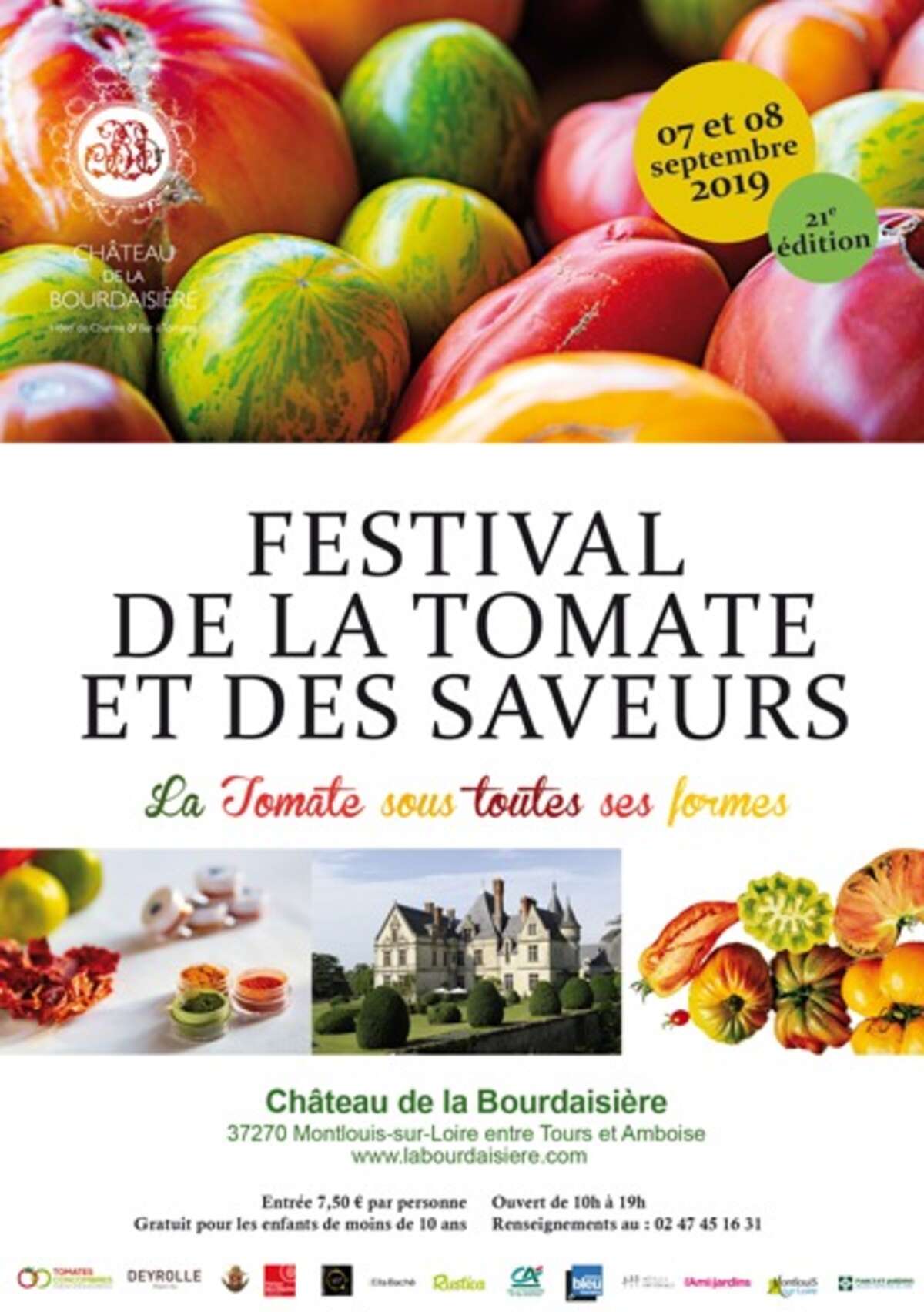 Photo de l'événement 21ème Festival de la Tomate et des Saveurs à Château de la Bourdaisière