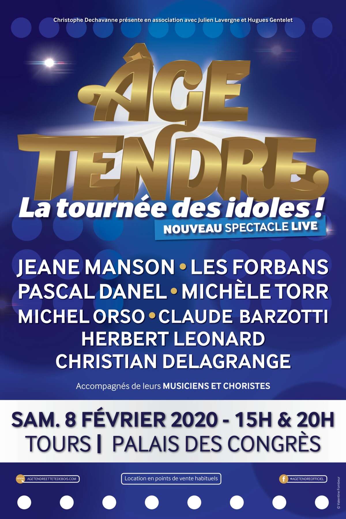 Photo de l'événement Age Tendre - La Tournée des Idoles à Palais des Congrès