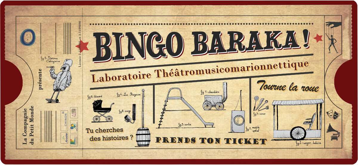 Photo de l'événement FESTIVAL CONFLUENCES | Bingo Baraka ! - Compagnie du Petit Monde à Espace culturel d'Avoine