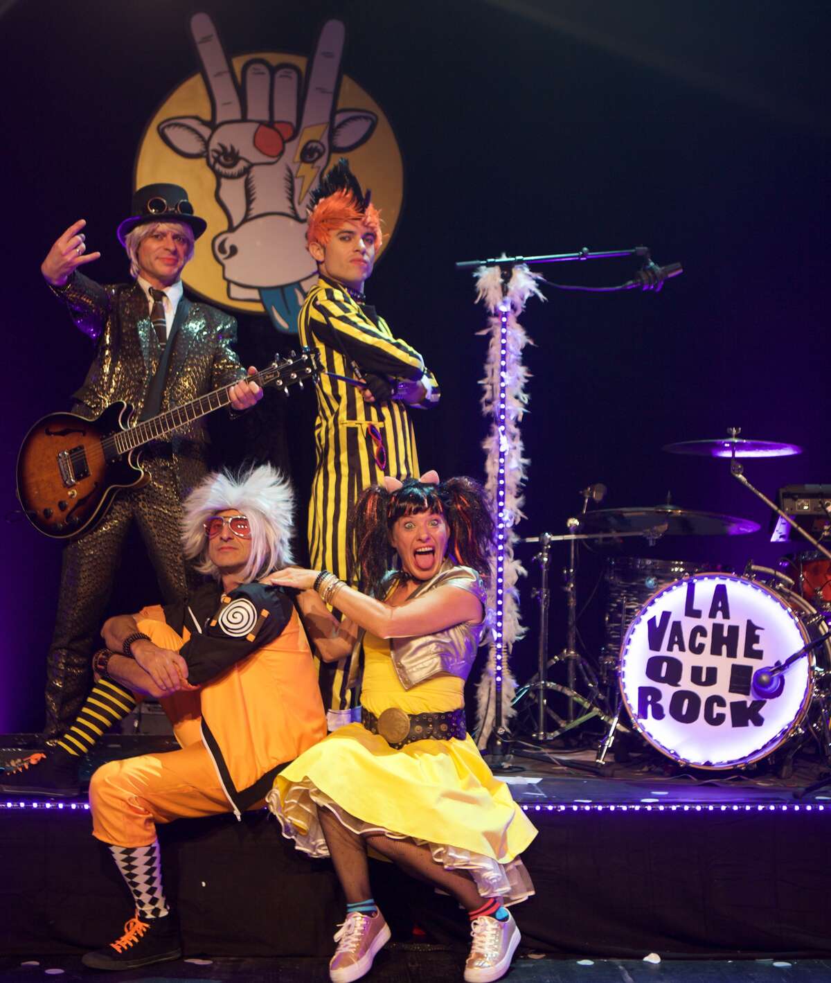 Illustration La Vache Qui Rock // Compagnie Colbock