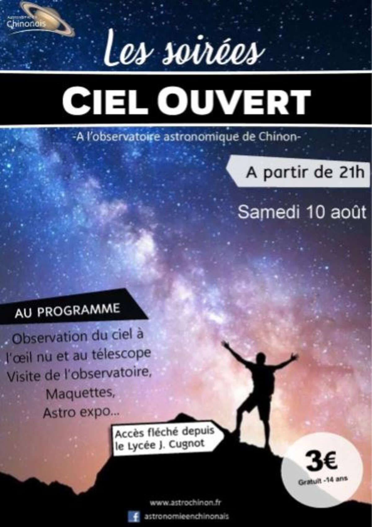 Photo de l'événement CIEL OUVERT à OBSERVATOIRE ASTRONOMIQUE DE CHINON