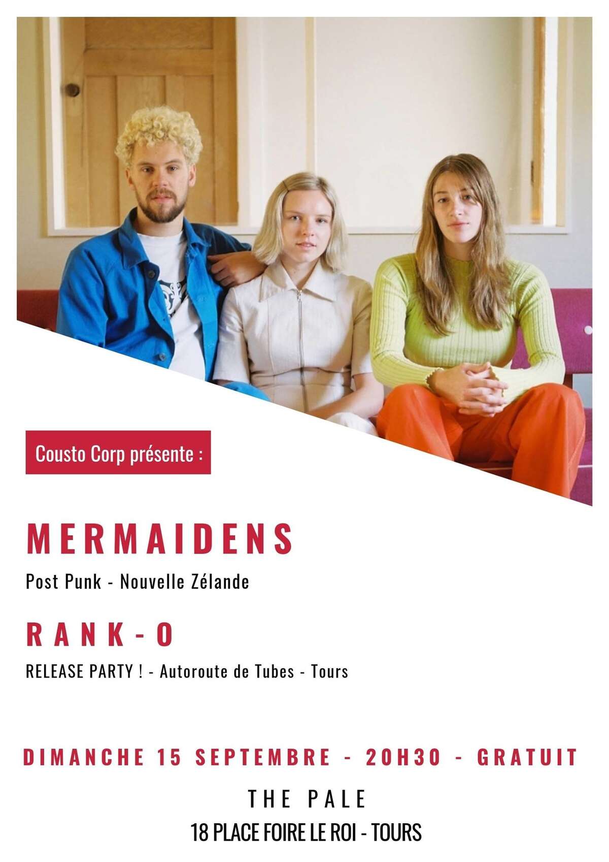 Photo de l'événement ★ Mermaidens ◦ Rank-O → The Pale ★ à The Pale Tours France